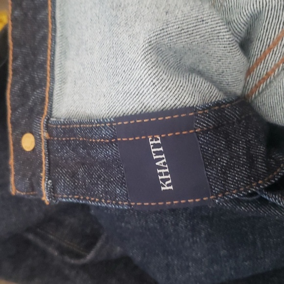 Khaite 32 Danielle Stretch Dark Blue Jeans - Picture 6 of 10